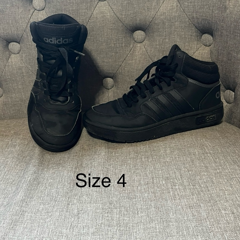 Adidas size 4 kids sneakers
